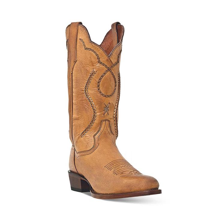 Dan Post Albany Men's Cowboy Boots, Size: 10.5 Wide, Med Brown