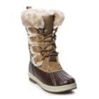 Totes Shelby Girls' Winter Boots, Size: 4, Med Brown