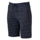 Men's Ocean Current Space Dyed Knit Shorts, Size: Large, Dark Blue
