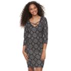 Juniors' Mudd&reg; Cross Front Bodycon Dress, Teens, Size: Xs, Oxford