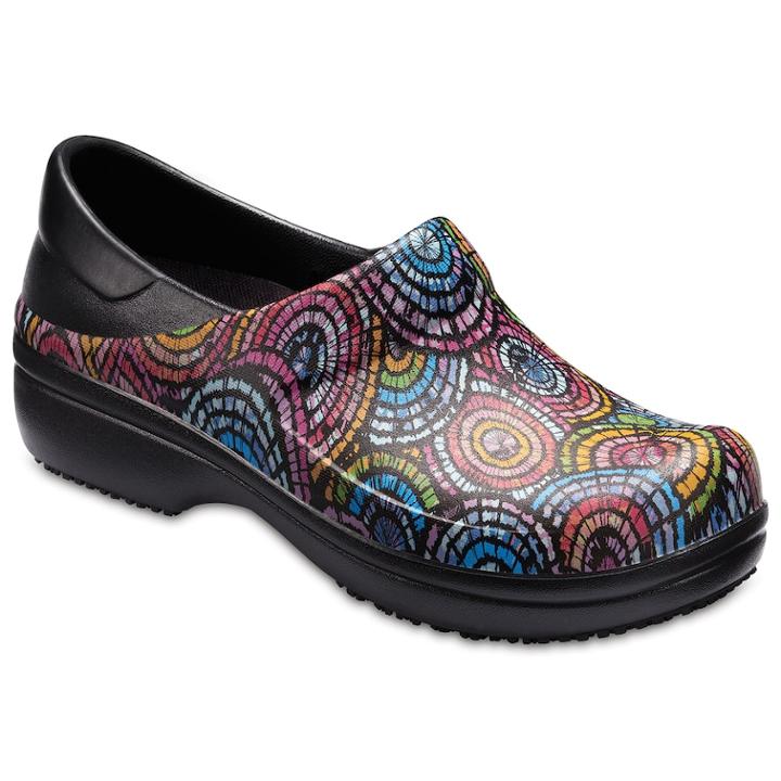 Crocs Neria Pro Women's Work Clogs, Size: 7, Grey