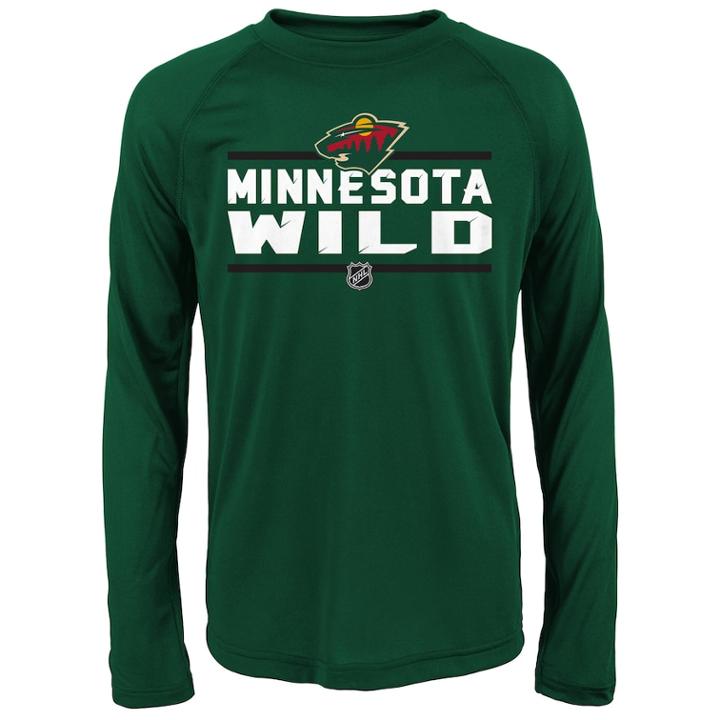 Boys 8-20 Minnesota Wild Epitome Tee, Size: L 14-16, Hunter