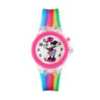 Disney's Minnie Mouse Girls' Rainbow Light-up Watch, Girl's, Multicolor