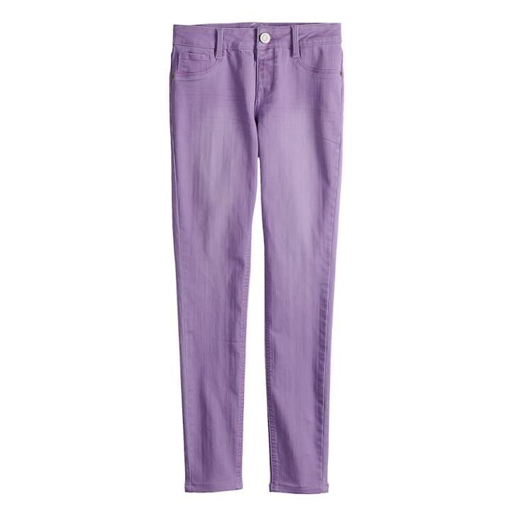 Girls 7-16 & Plus Size So&reg; Constructed Jeggings, Size: 18 1/2, Med Purple