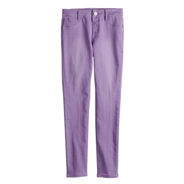 Girls 7-16 & Plus Size So&reg; Constructed Jeggings, Size: 18 1/2, Med Purple