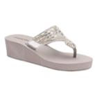 Olivia Miller Hawthorne Women's Wedge Sandals, Size: 8, Grey