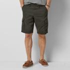 Men's Sonoma Goods For Life&trade; Flexwear Stretch Cargo Shorts, Size: 33, Dark Green
