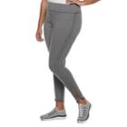 Juniors' Plus Size So&reg; Side-slit Yoga Leggings, Teens, Size: 2xl, Dark Grey