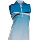Women's Nancy Lopez Maxi Sleeveless Golf Polo, Size: Xl, Brt Blue