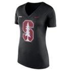 Women's Nike Stanford Cardinal Striped Bar Tee, Size: Xxl, Black