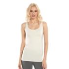 Women's Rock & Republic&reg; Seamless Tank, Size: Xl, White