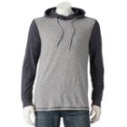 Men's Silver Lake Ottoman Hooded Tee, Size: Medium, Black