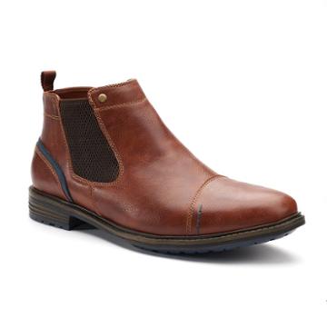 Sonoma Goods For Life&trade; Ensemble Men's Chelsea Boots, Size: Medium (9.5), Dark Beige