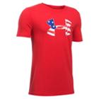 Boys 8-20 Under Armour American Logo Tee, Boy's, Size: Small, Red