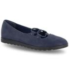 Easy Street Effie Women's Slip On Shoes, Size: 10 Ww, Blue (navy)