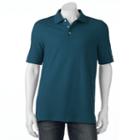 Men's Croft & Barrow&reg; True Comfort Classic-fit Pique Performance Polo, Size: Xl, Dark Blue