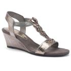 New York Transit Guess Honor 2 Women's Wedge Sandals, Size: 8.5 Wide, Grey Other