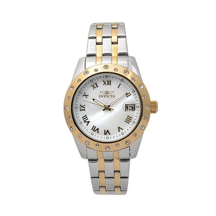 Invicta Women's Angel Crystal Stainless Steel Watch, Multicolor