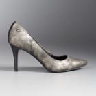 Simply Vera Vera Wang Women's All-over Stretch Heels, Size: 7.5, Silver