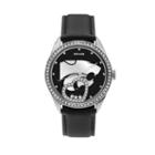 Sparo Women's Beat Kansas State Wildcats Watch, Black