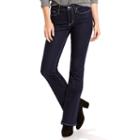 Women's Levi's&reg; Slimming Bootcut Jeans, Size: 18/34short, Dark Blue