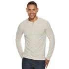Men's Sonoma Goods For Life&trade; Slim-fit Supersoft Henley, Size: Small, Med Beige