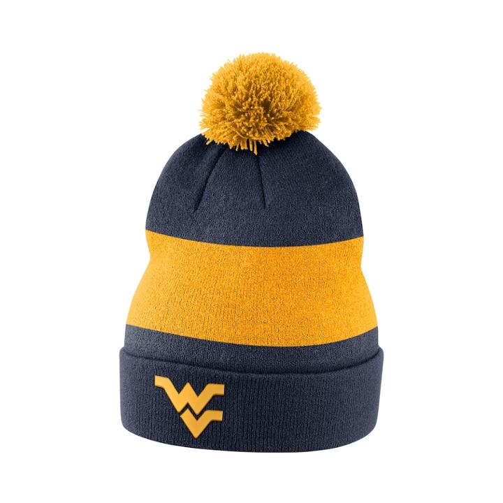 Adult Nike West Virginia Mountaineers Sideline Beanie, Men's, Blue (navy)