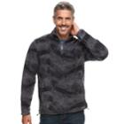 Men's Croft & Barrow&reg; Arctic Fleece Quarter-zip Pullover, Size: Xxl, Grey (charcoal)