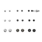 Mudd&reg; Simulated Crystal & Ball Stud Earring Set, Women's, Pink