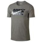 Men's Nike Swoosh Block Tee, Size: Xxl, Grey