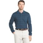 Big & Tall Van Heusen Jaspe Classic-fit Windowpane Stretch Polo, Men's, Size: Xl Tall, Turquoise/blue (turq/aqua)