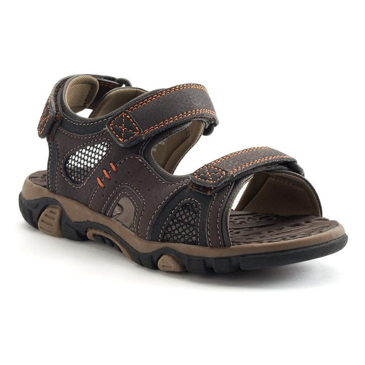 Sonoma Goods For Life&trade; Eagle Boys' Sandals, Boy's, Size: 13, Med Brown