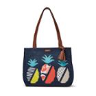 Relic Callie Pineapple Applique Double Shoulder Bag, Women's, Blue (navy)