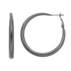 Apt. 9&reg; Jet Hoop Earrings, Women's, Multicolor