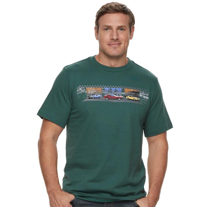 Big & Tall Cotton Links Cali Roads Graphic Tee, Men's, Size: 4xb, Med Green