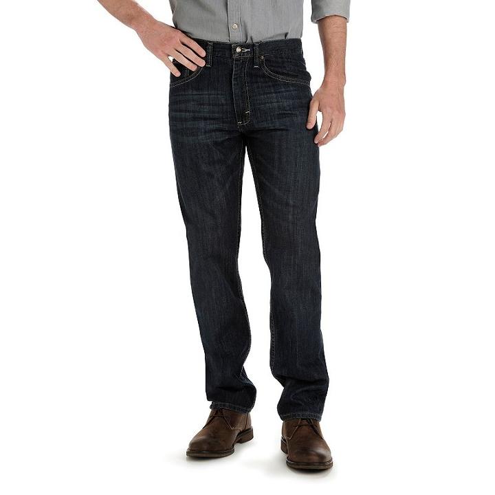 Big & Tall Lee Premium Select Relaxed-fit Comfort-waist Stretch Jeans, Men's, Size: 52x30, Dark Blue