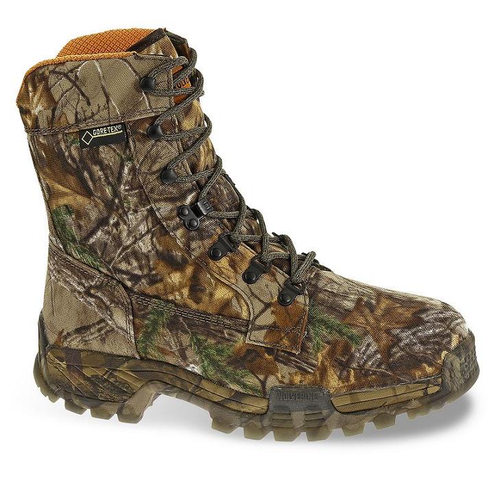 Wolverine King Caribou Ii Realtree Men's 8-in. Waterproof Hunting Boots, Size: 9.5 Xw, Brown