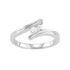 10k Gold 1/4 Carat T.w. Diamond 2-stone Ring, Women's, Size: 6