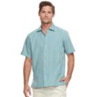 Men's Batik Bay Regular-fit Microfiber Button-down Shirt, Size: Medium, Yellow