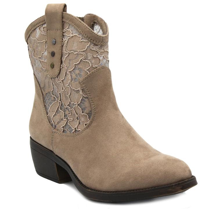 Rampage Thriller Women's Ankle Boots, Size: 11, Beig/green (beig/khaki)