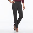 Women's Napa Valley Pull-on Ponte Pants, Size: 18, Dark Grey