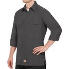 Big & Tall Red Kap Classic-fit Ripstop Work Shirt, Men's, Size: L Tall, Grey