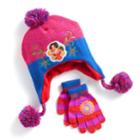 Disney's Elena Of Avalor Girls 4-16 Fleece-lined Knit Hat & Gloves Set, Purple