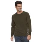 Men's Marc Anthony Slim-fit Soft-touch Modal Crewneck Sweater, Size: Xl, Dark Green
