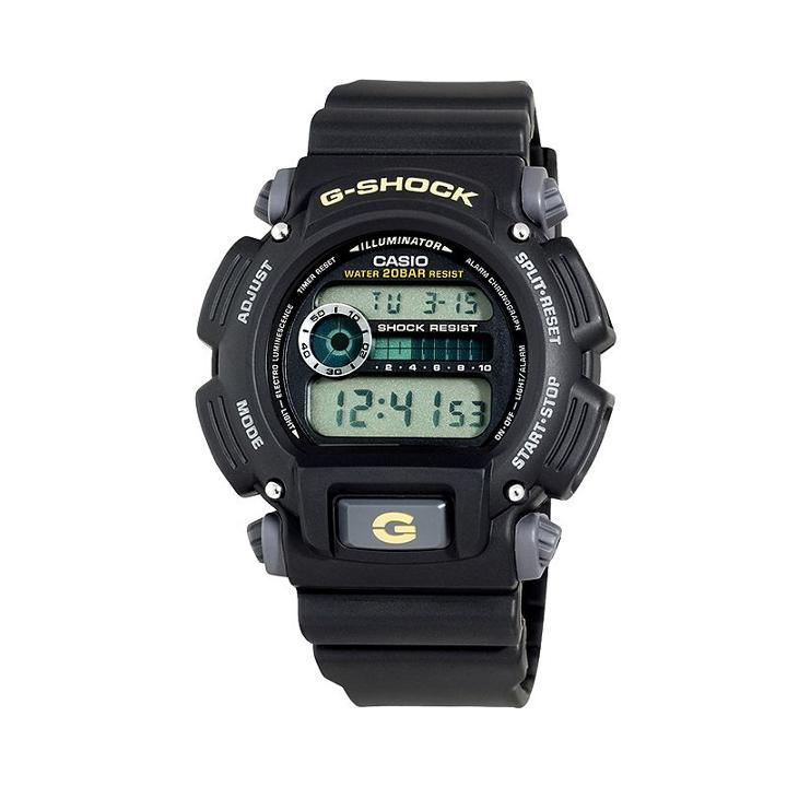 Casio Men's Illuminator G-shock Digital Chronograph Watch - Dw9052-1bcg, Black