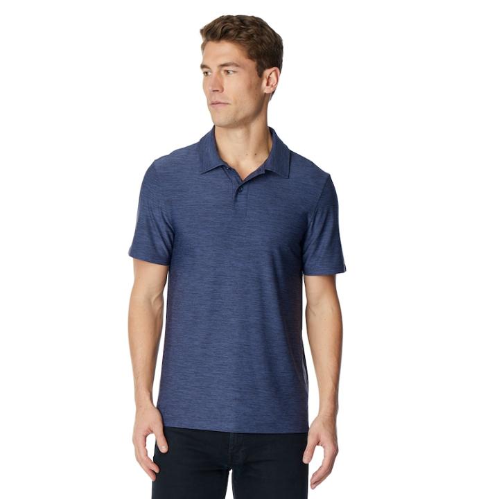 Men's Coolkeep Hyperstretch Regular-fit Stretch Polo, Size: Large, Brt Blue