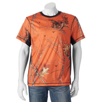 Men's Tallwoods Classic-fit Camo Colorblock Performance Tee, Size: Xl, Black