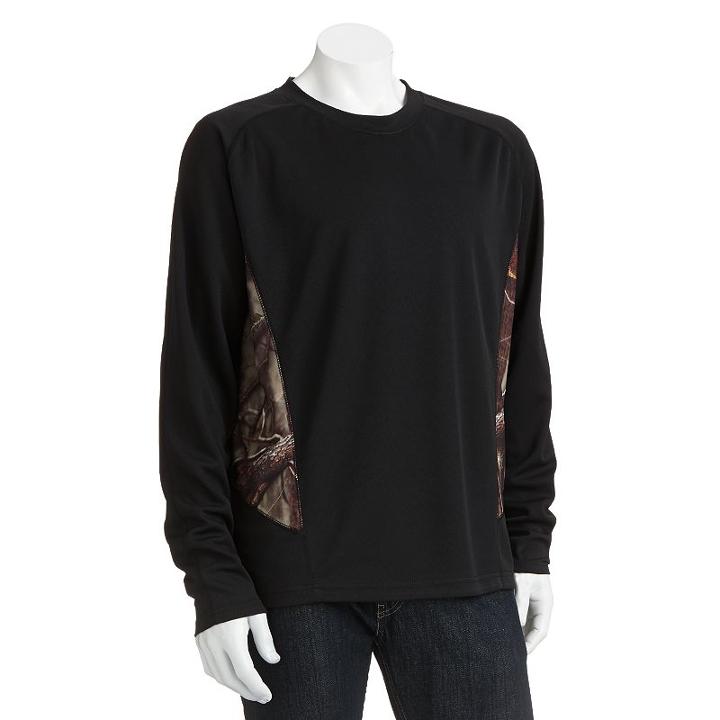 Big & Tall Huntworth Mesh Base Layer Shirt, Men's, Size: 3xl, Black