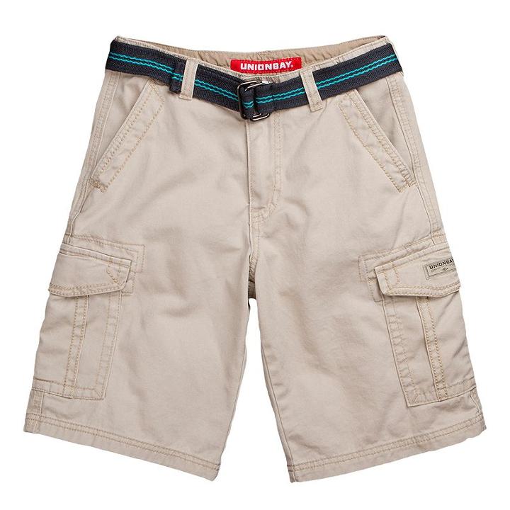 Boys 8-20 Unionbay Alfie Belted Cargo Shorts, Boy's, Size: 12, Dark Brown