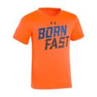 Boys 4-7 Under Armour Born Fast Graphic Tee, Size: 7, Orange